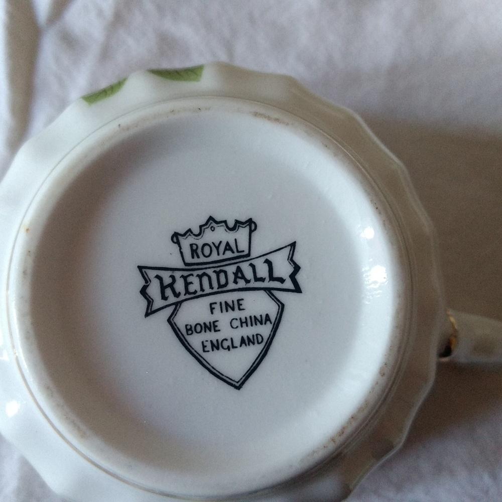 Royal Kendall Fine Bone China Assorted Teacups
